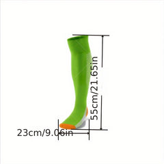 Men's Knee High Football Socks Thick Padded Anti Slip Soccer Socks