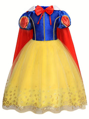 Girls Princess Costume Dress Birthday Christmas Cosplay Outfit