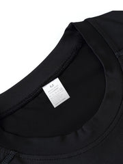 Men's Athletic Tracksuit Skinny Fit Long Sleeve Jersey And Stretch Leggings