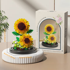 Creative Micro Particle Building Block Bouquet Set