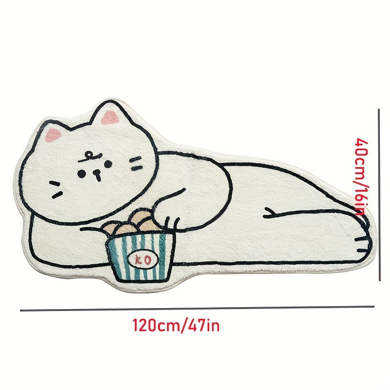 Cat Runner Rug Mat Absorbent Non Slip Soft Shower Mat