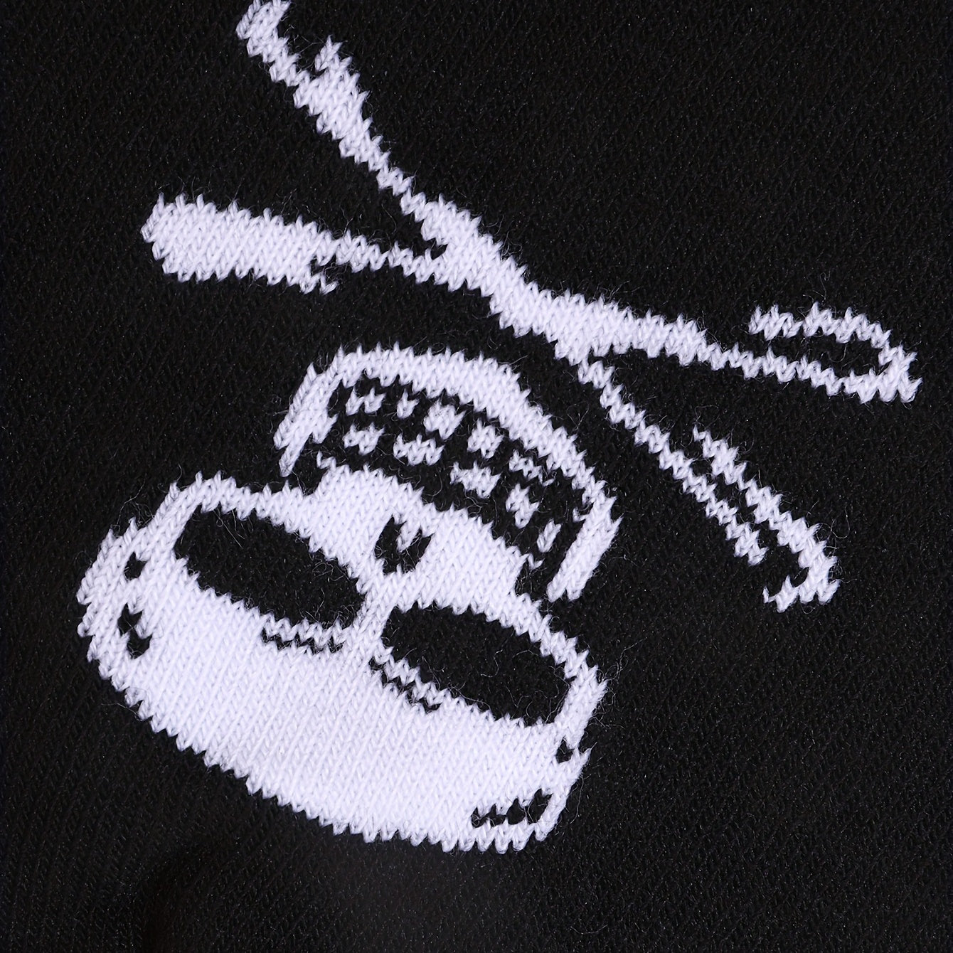 Hip Hop Skull Jacquard Beanie Y2K Knitted Hat Warm Cap