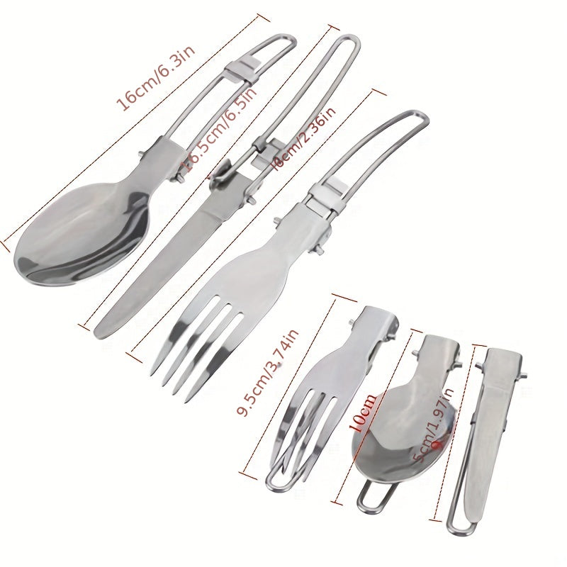 Portable Outdoor Cooking Set Pot Cookware Utensils for Camping Picnic Hiking