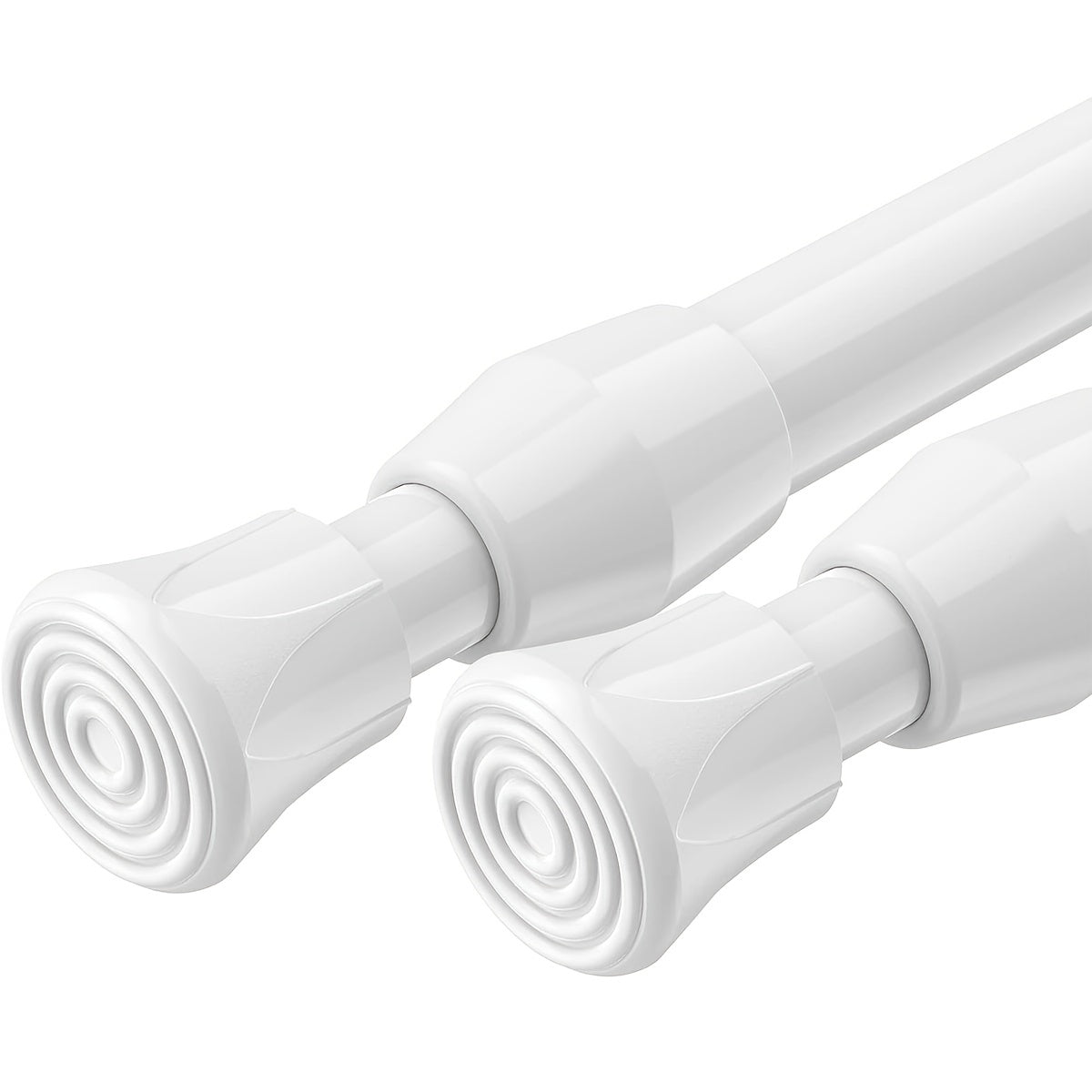 2pcs Small Curtain Tension Rods 28", No Drilling Needed