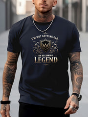 Men's Wing Pattern Shirt Casual Breathable Short Sleeve Tee Top