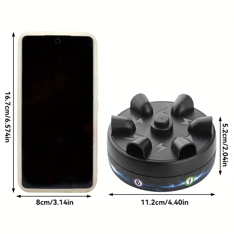 Six Finger Polygraph Finger Shock Absorber Game Test Pressure Relief Prank Toy