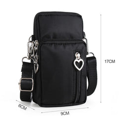 3Colors Sports Square Bag Mini Cellphone Pouch Crossbody Shoulder Bags