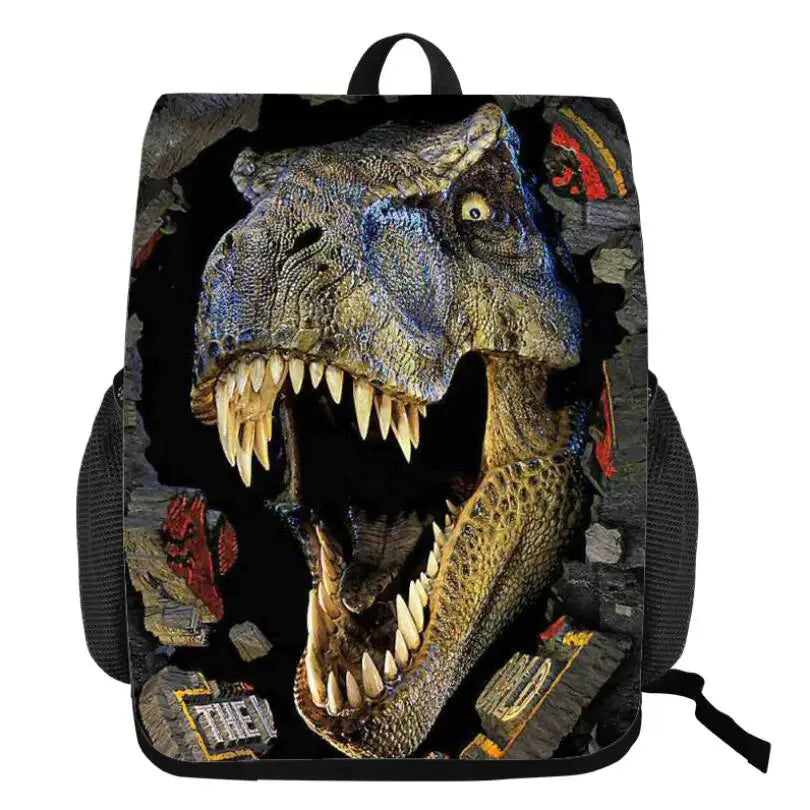 3D Animal Tyrannosaurus Dinosaur Backpack Travel BookBag