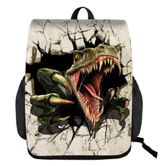 3D Animal Tyrannosaurus Dinosaur Backpack Travel BookBag