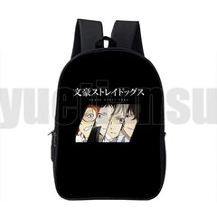 3D Anime Bungou Stray Dogs Backpack 16 Inch School Bag for Teenage Girls