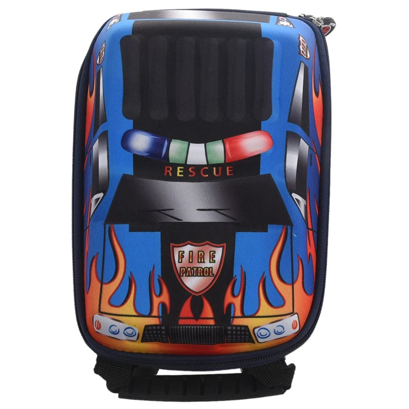 3D Car Children School Bags Boys Toddler Kids Backpack