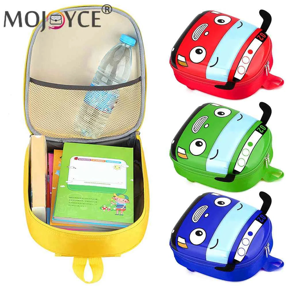 3D Cartoon Bus Toddler Backpack for Kids