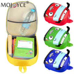 3D Cartoon Bus Toddler Backpack for Kids