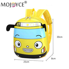 3D Cartoon Bus Toddler Backpack for Kids