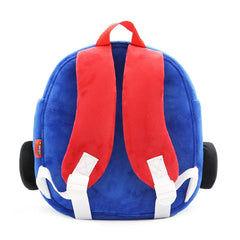 3D Cartoon Car School Backpacks for Boys Girls Plush Kindergarten Children