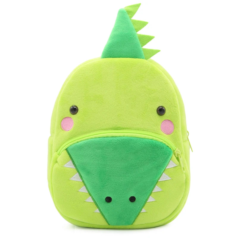 3D Cartoon Kindergarten Plush Children Backpacks Toddler Schoolbag