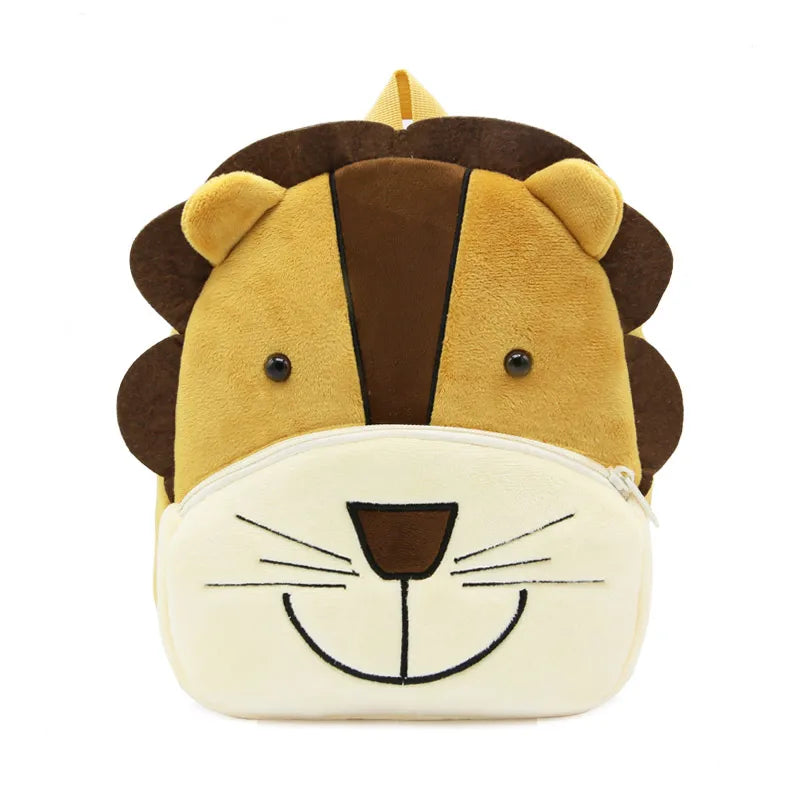 3D Cartoon Plush Kids Backpack - Animal Children School Bag Girls Boys