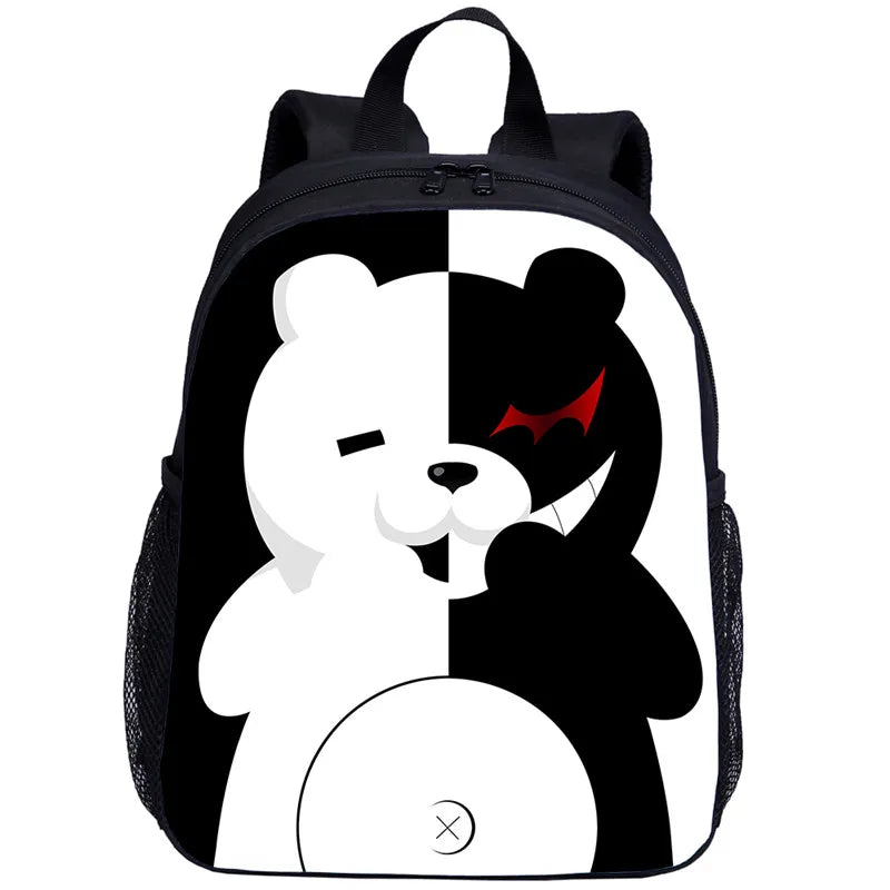 3D Danganronpa Children School Bag Kids Backpack Boys Travel Baby 1-3 Rucksack