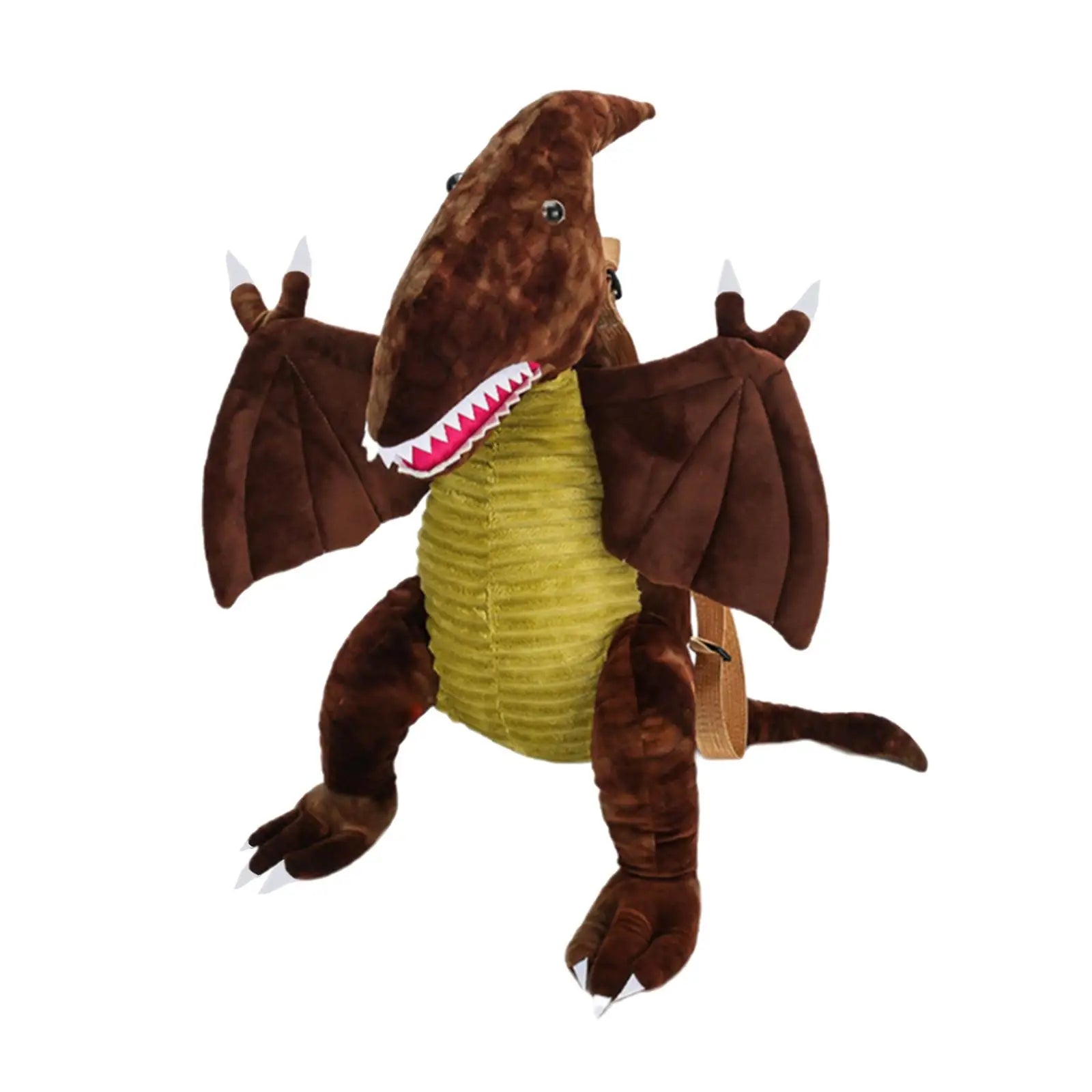 3D Dinosaur Plush Backpack Soft Storage Birthday Gift Pack