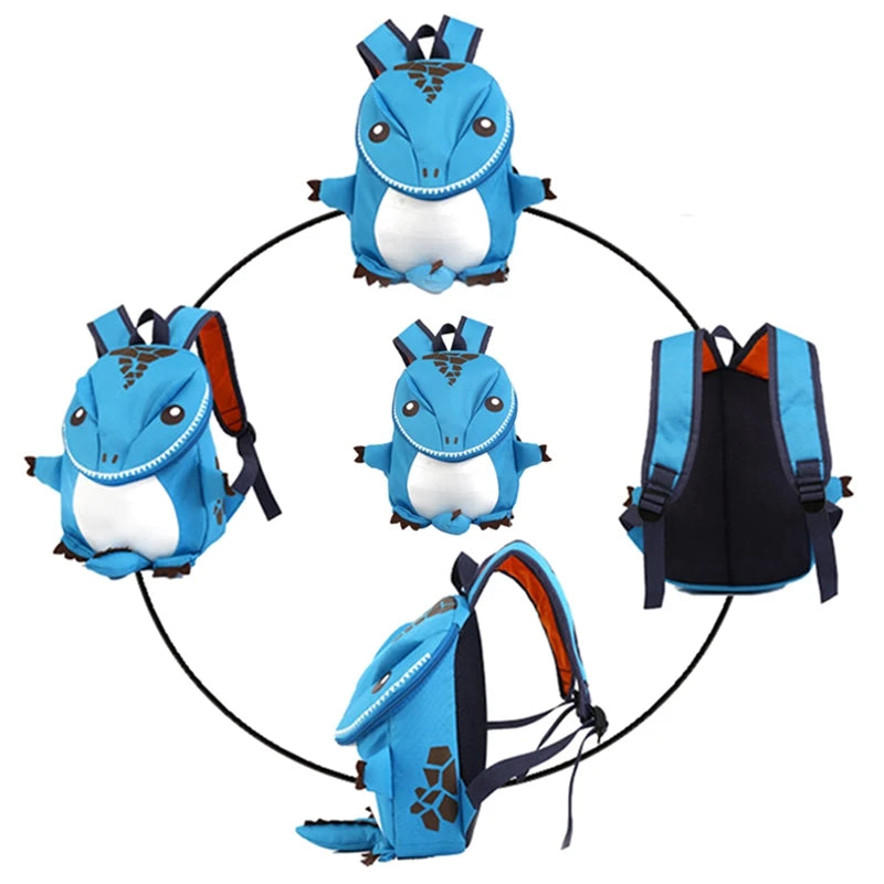 3D Dinosaur Backpack for Boys Kids Kindergarten Small SchoolBag Girls