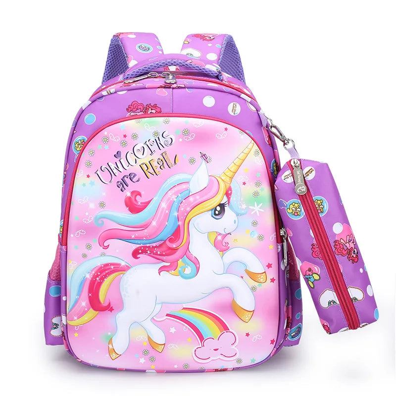 3D Dinosaur Boys Backpack Girls Pink Unicorn School Bags