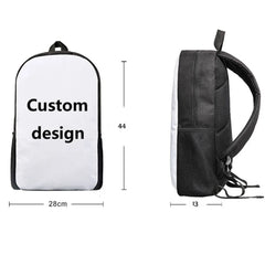 3D Mosasaurus Dinosaur Pattern School Bag Set/3Pcs
