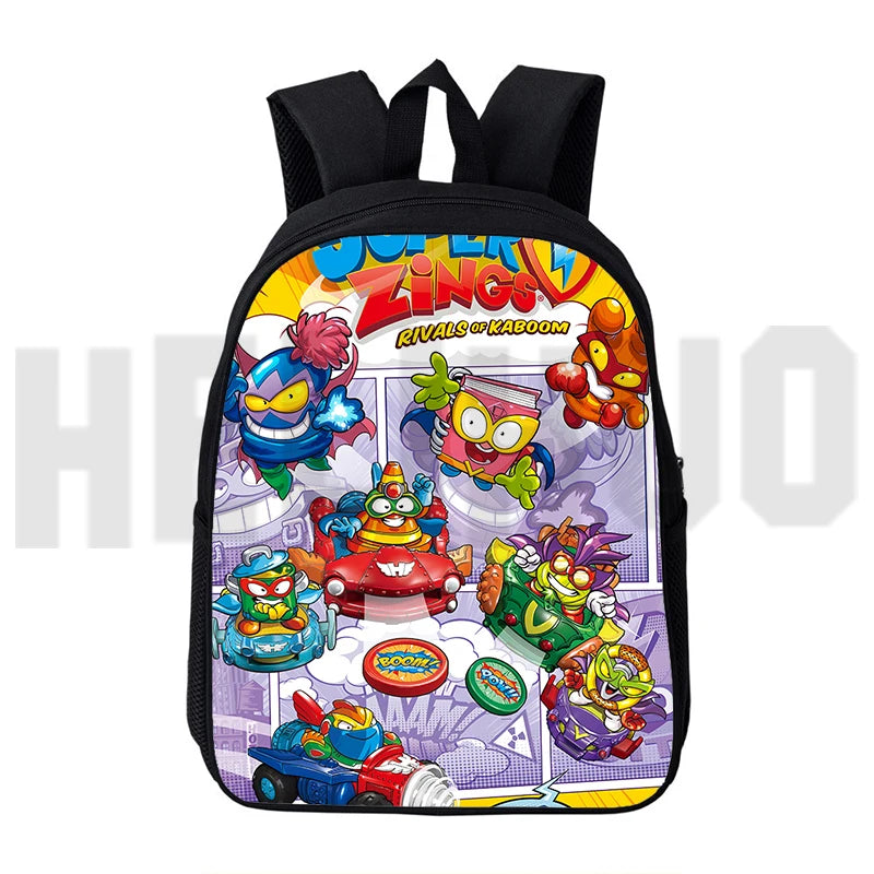 Anime Zings Series Backpack Cartoon Game Superzings Bag