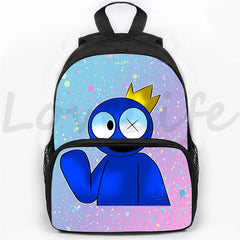 3D Print Rainbow Backpack School Bag Boys Girls Backpacks