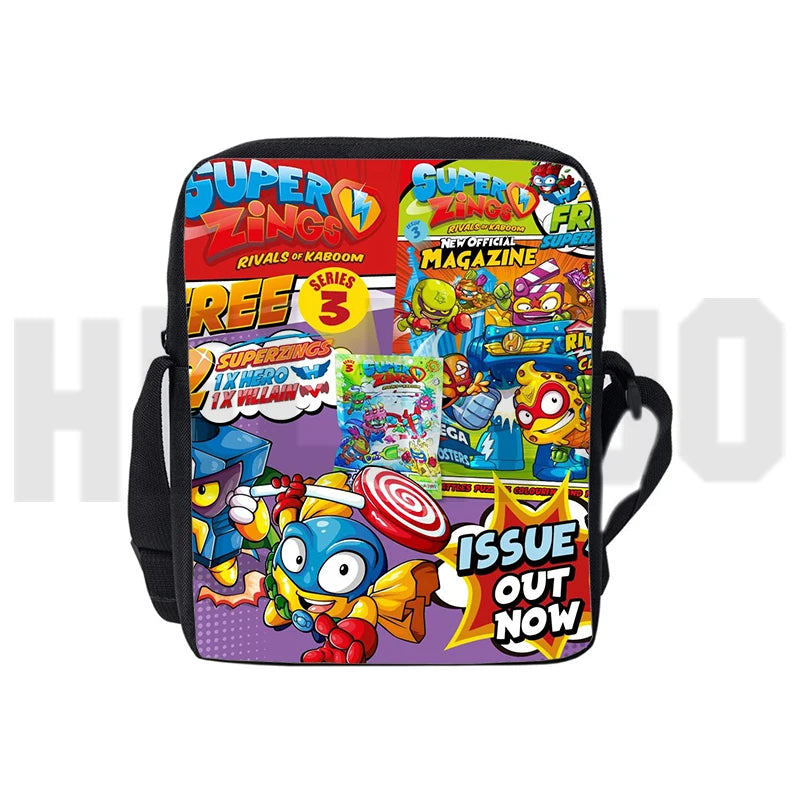 3D Print Zings Series Backpack for Children Teenage Shoulder Bag
