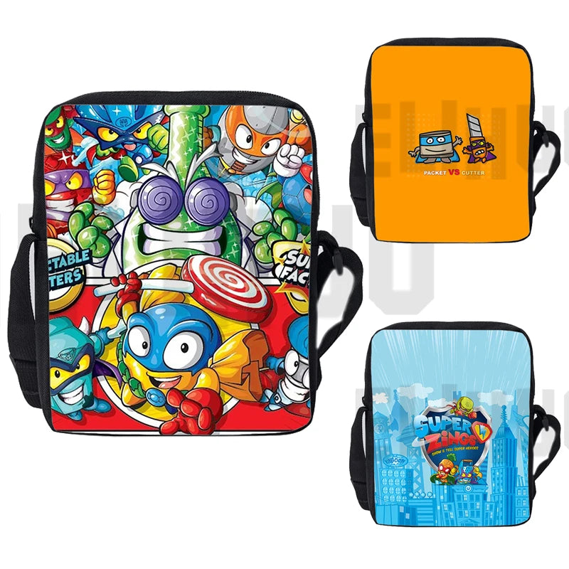 3D Print Zings Series Backpack for Children Teenage Shoulder Bag