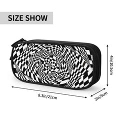 3D Stereo Vision Pen Box Zipper Bag Student School Anime