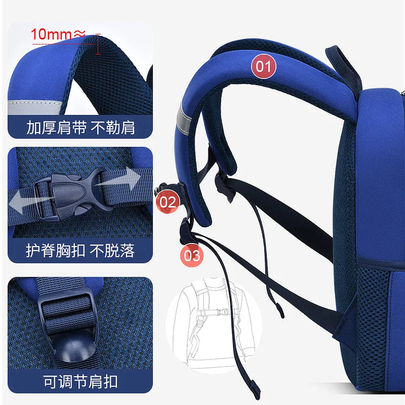3D baby backpack School Bags boys girls Primary school backpack