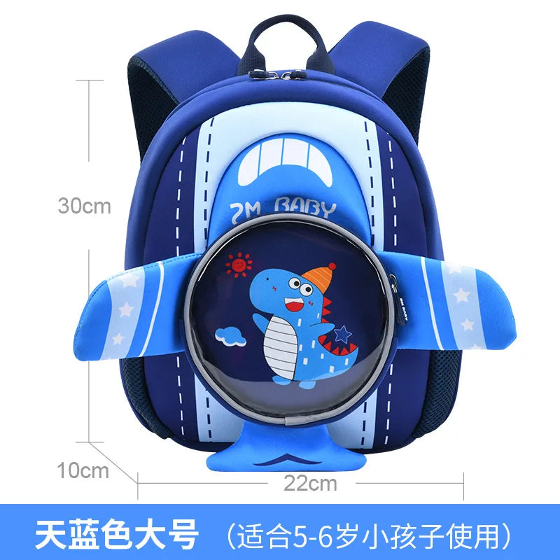 3D baby backpack School Bags boys girls Primary school backpack