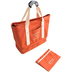3PCS Women Folding Waterproof Tote Bag Large Travel Handbag