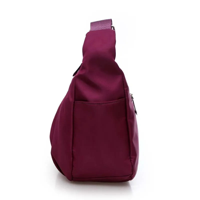 Waterproof Nylon Messenger Bags for Women 3PCS