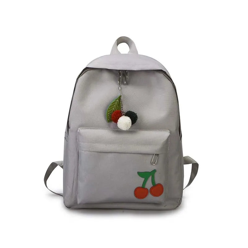 3PCS Canvas Backpacks Shoulder School Bags Travel Bag Rucksacks Student Mochila