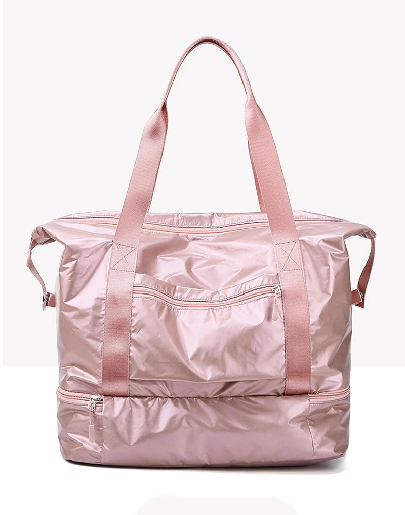 Waterproof Oxford Dry Wet Women Trip Handbag Gym Bag
