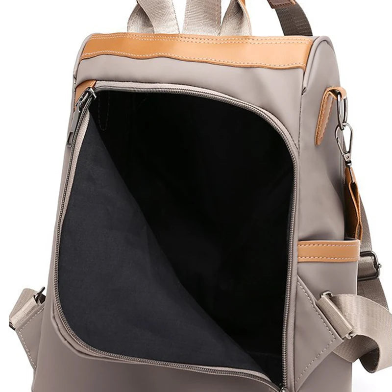 3PCS Women Backpack Waterproof Nylon Shoulder Bags Girls School Bags