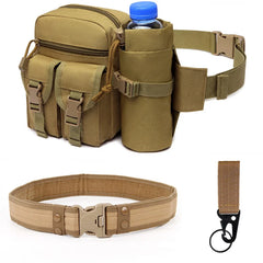 3Pcs Outdoor Waist Bag Set Waterproof Molle Camouflage Hiking Pack