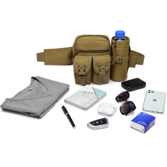 3Pcs Outdoor Waist Bag Set Waterproof Molle Camouflage Hiking Pack