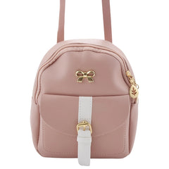 3X Mini Backpack Small Diagonal Bag Leather Bow Ladies Wallet