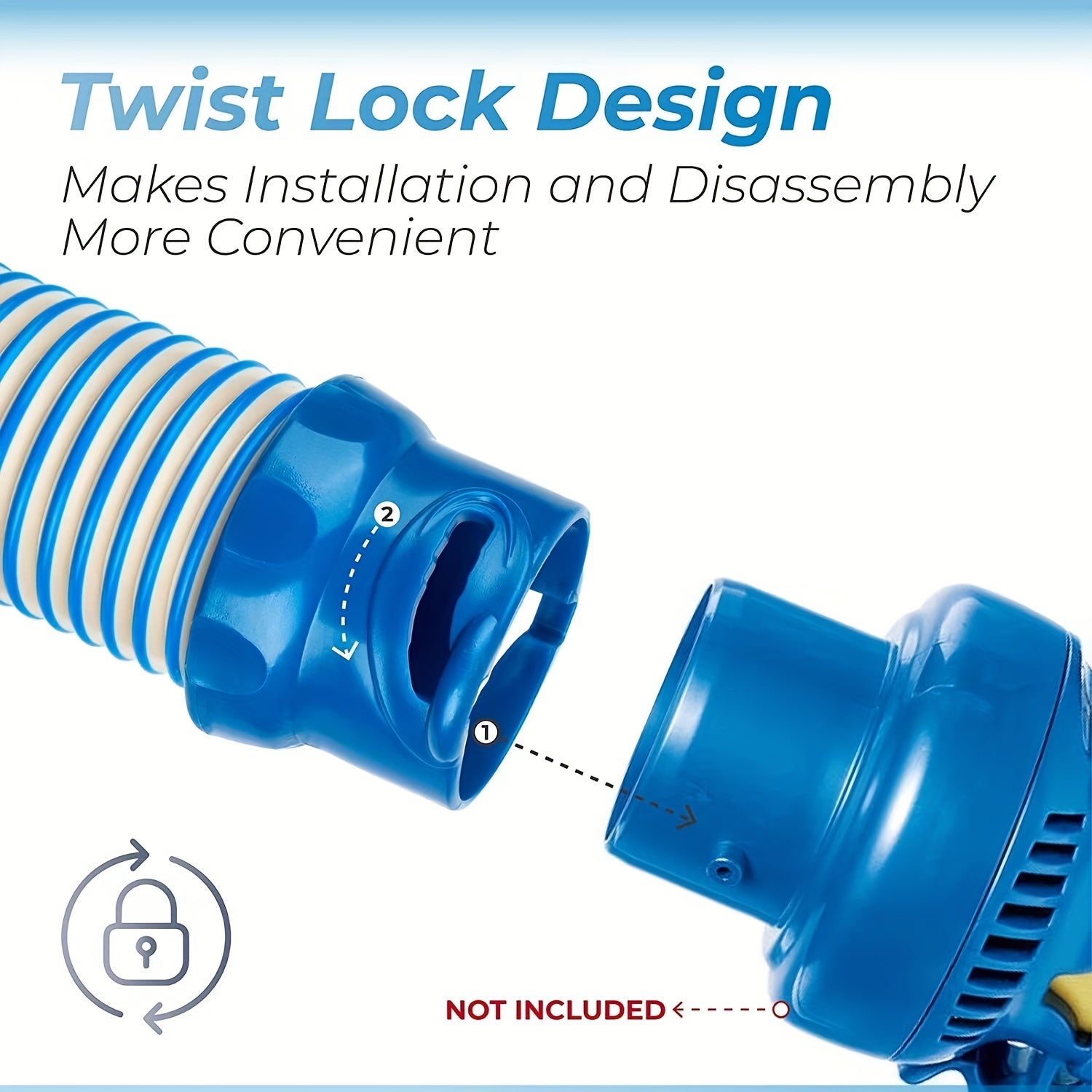 Zodiac MX6 MX8 Pool Cleaner Hose Adapter for Leaf Catcher, Effortless Cleaning