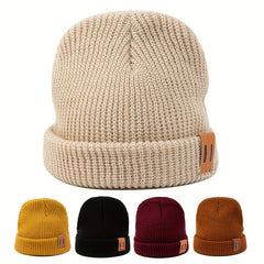 Men's Knitted Winter Beanie Hat Outdoor Coldproof Ski Cycling Hat