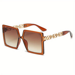 Men's Oversized Square Sunglasses UV400 Protection