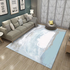 Abstract Ink Painting Floor Mat Soft Durable Carpet 62x90in