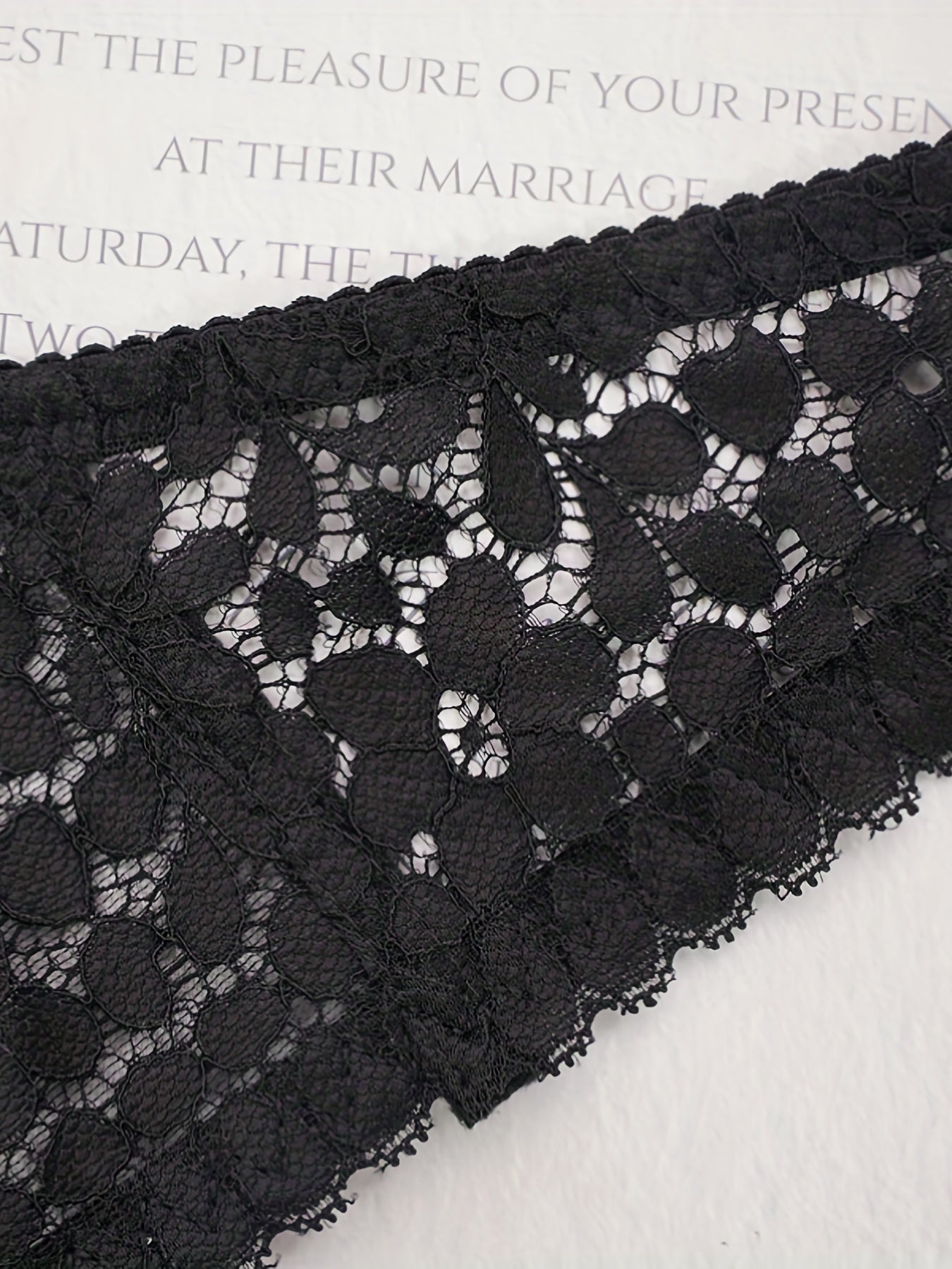 Floral Lace Push Up Balconette Bra for Women