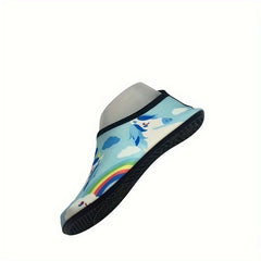 Girl's Cartoon Pattern Water Shoes Quick Dry Non Slip For Beach Swimming