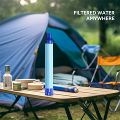 Outdoor Water Purifier Filtration System Portable Clean Water Pipe For Camping