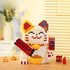 Lucky Cat Building Blocks Educational Puzzle Toys