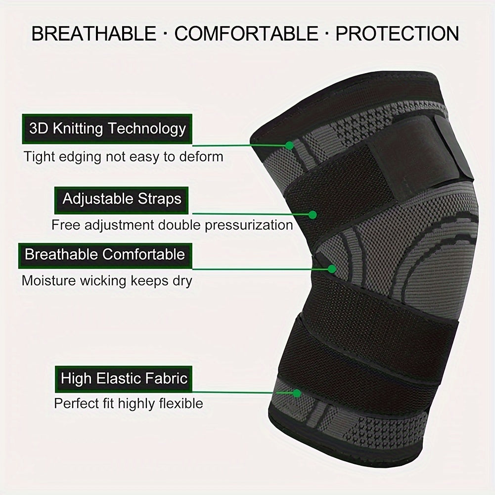Breathable Nylon Knee Pads for Volleyball Running Cycling Hiking